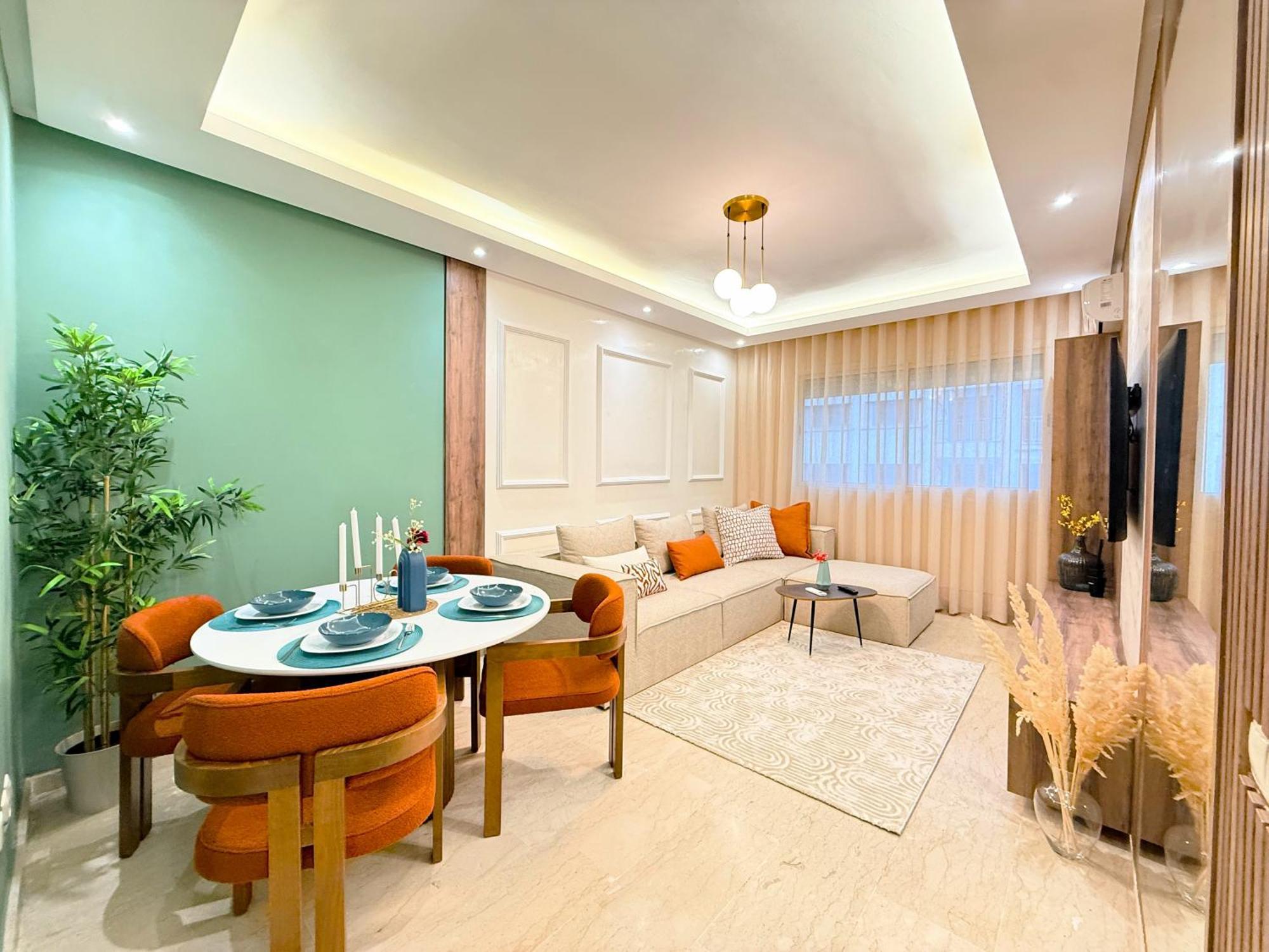 Cosy Greeny 3 Bdr - Downtown Near Oasis Train And Tramway Casablanca Extérieur photo